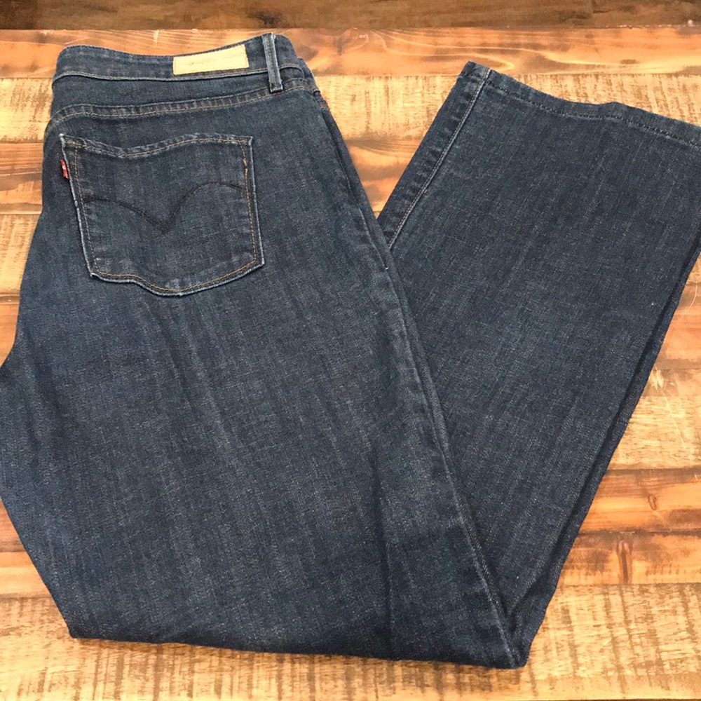 Levi Demi curve dark wash jeans 34 waist
